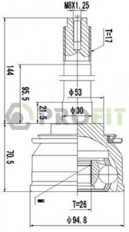 ШРУС PROFIT 2710-3040