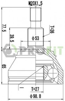 ШРУС PROFIT 2710-1428