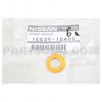 Кольцо уплотнительное топливной форсунки NISSAN 1663516A00 (фото 1)