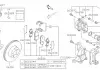 Скоба супорта переднього правого SUBARU 26225AG080 (фото 1)