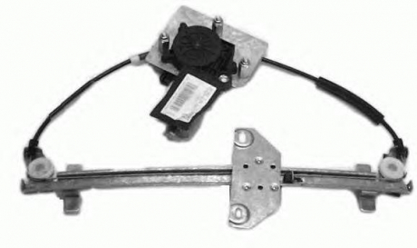 Стеклоподъемник Ланос / Сенс задний левый (электро) голый (трехлуч) GM 96245711