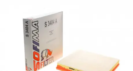 Фільтр повітряний CHEVROLET / OPEL "1,4-1,7" 12 >> SOFIMA S3404A (фото 1)