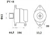 Генератор MAHLE KNECHT MG 802 (фото 2)