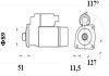 Стартер MAHLE KNECHT MS 775 (фото 2)