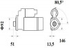 Стартер MAHLE KNECHT MS 757 (фото 2)