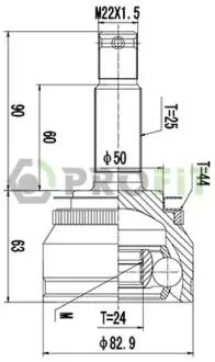 ШРУС PROFIT 2710-3039