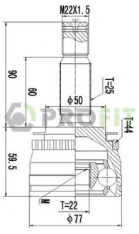 ШРУС PROFIT 2710-3011