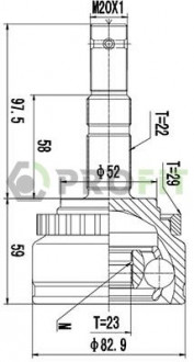 ШРУС PROFIT 2710-1451