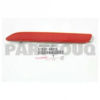 Катафот заднього бампера TOYOTA 8192048012