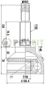 ШРУС PROFIT 2710-3045