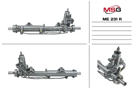 Рулевая рейка с ГУР восстановленная MERCEDES C-CLASS (W204) 07-, купе (C204) 11-, MERCE E-CLASS купе MSG ME231R