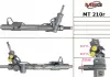 Рулевая рейка с ГУР восстановленная CITROEN C-CROSSER (EP_) 07-; MITSUBISHI OUTLANDER II (CW_W) 07- MSG MT210R (фото 1)