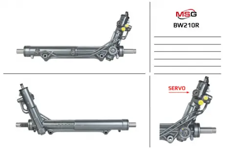 Рулевая рейка с ГУР восстановленная BMW X5 (E53) 1999-2007 MSG BW210R
