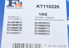 Комплект прокладок из различных материалов Fischer Automotive One (FA1) KT110225 (фото 8)