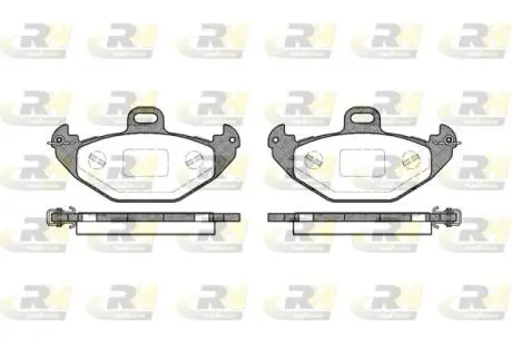 Гальмівні колодки дискові ROADHOUSE 268600 (фото 1)