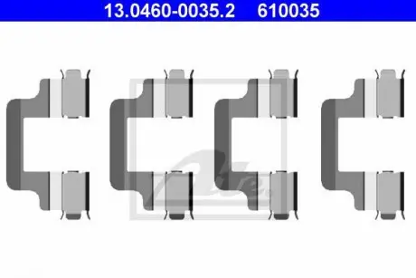 К / т монтажний колодок ATE 13.0460-0035.2