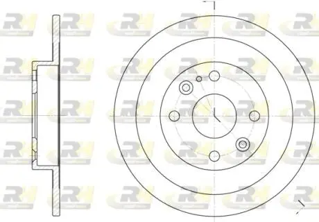Тормозной диск ROADHOUSE 614800
