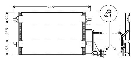 Радиатор кондиционера AVA AVA COOLING AI 5173