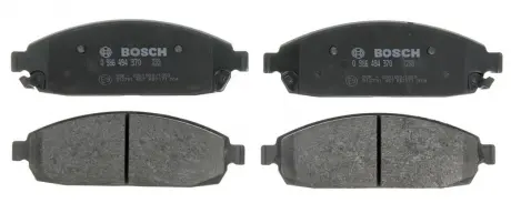 КОЛОДКИ ТОРМОЗНЫЕ ПЕРЕДНИЕ Jeep Grand Cherokee 2004-2010 BOSCH 0986494370