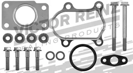 Монтажный комплект турбины FIAT Ducato 2,3JTD 02- VICTOR REINZ 04-10199-01
