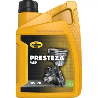 Масло моторное Presteza MSP 0W-20 1л KROON OIL 36495 (фото 1)