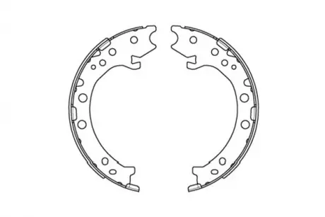 Фото 1 - колодки гальмівні барабанні KAVO KBS-2903 Колодки гальмівні барабанні KAVO KBS-2903 (фото 1)
