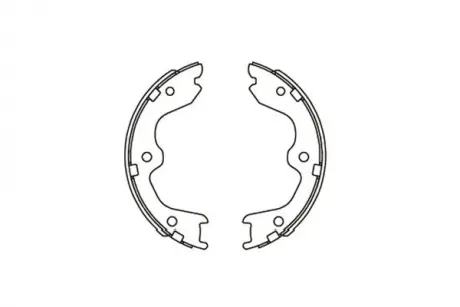 Колодки тормозные барабанные KAVO KBS-7408