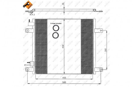 Радиаторы и интеркулера NRF 35364