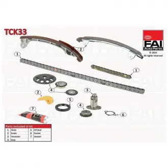 Комплект ланцюга ГРМ FAI TCK331