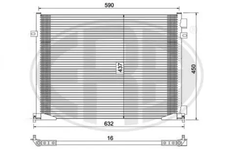 Радиатор ERA 667046 (фото 1)