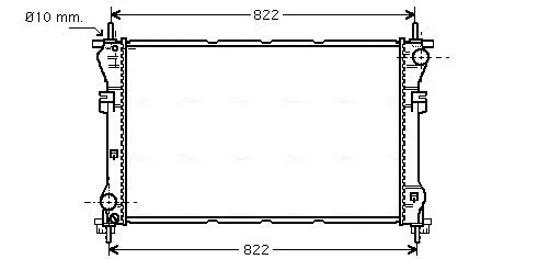Радiатор AVA AVA COOLING FD 2318 (фото 1)