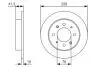 Тормозной диск KIA Cerato / Forte \ &#039;\&#039; R \ &#039;\&#039; 1,5-2,0 &quot;04 &gt;&gt; PR2 BOSCH 0986479S57 (фото 1)