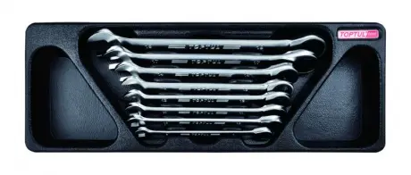 Набор ключей комб. с трещоткой 8-19мм 8ед. (В ложементе) Toptul GAAT0817