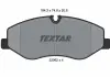 Тормозные колодки дисковые Textar 2206201