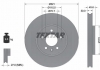 Тормозной диск TEXTAR PRO 92256803