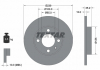 Тормозной диск TEXTAR PRO 92010603