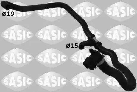 Патрубок печки Kangoo2 (выход) SASIC 3404138