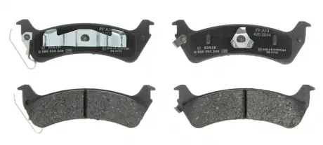 Тормозные колодки JEEP Grand Cherokee &quot;R&quot; 96-98 BOSCH 0986494348 (фото 1)