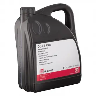 Тормозная жидкость (ABS, ESP) DOT 4 Plus 5L FEBI 23932