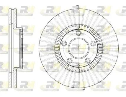 Тормозной диск ROADHOUSE 689810