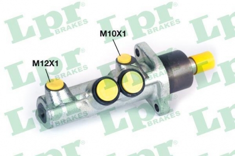 Главн. торм. цилиндр Master / Movano + ABS M10x1 + M12x1 -> 11/03 (трубки направо) LPR 1315