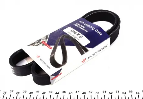 Ремень генератора Jumper / Boxer / Ducato 8140.43 / 8140.63 12 / 99-> HUTCHINSON 946 K 6