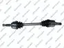 Привод левый Megane2 / Scenic2 F9Q / F4R 638mm (39z внутр. X25) 299201