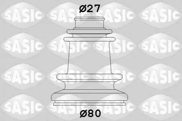 Пыльник левый внутренний с подшипником Renault 23.8mm SASIC 4003419 (фото 1)