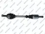Привід лівий 405 BE1 / 3 630mm (24z внутр. X25) 245023