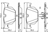 Тормозные колодки. дисковые BOSCH 0986494862 (фото 5)