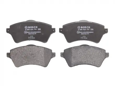 Гальмівні колодки дискові BOSCH 0986424721