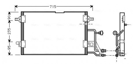 Радиатор кондиционера AVA AVA COOLING AI 5116