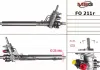 Рульова рейка з ГУР відновлена ​​VW Sharan 2000-, SEAT Alhambra 2002-, FORD Galaxy 2000-2006 FO211R