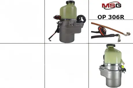 Насос ГУР с ЭУР восстановленный OPEL ASTRA H 2004-2012, OPEL ZAFIRA B 2005-2012 MSG OP306R
